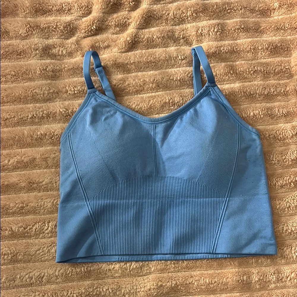Blue Women's sports bra